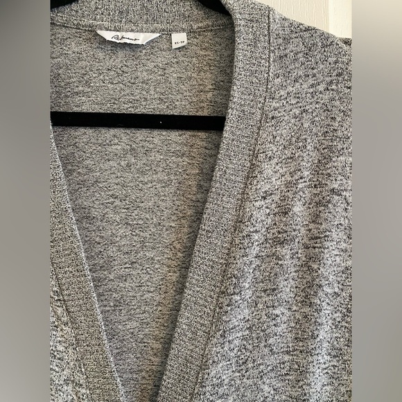 Long Gray Button Up Cardigan - Picture 4 of 6